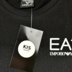 INSPIROWANE EMPORIO ARMANI Koszulka Dziecięca Czarno-Szara 1 - zdjęcie 3