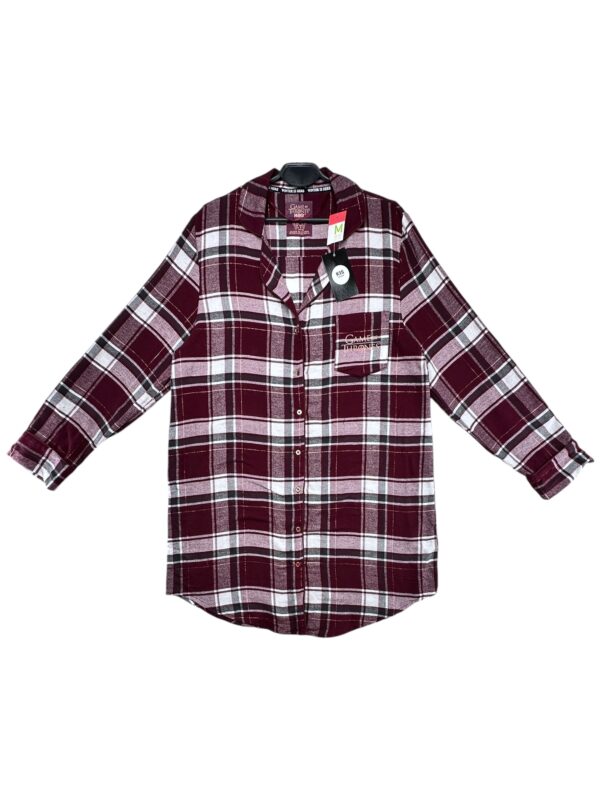 PRIMARK Koszula Damska Bordowa Kratka M