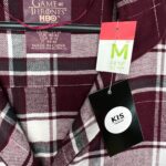 PRIMARK Koszula Damska Bordowa Kratka M - zdjęcie 3