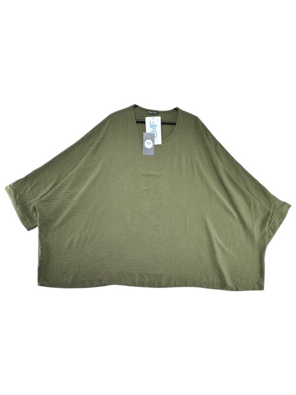 MADE IN ITALY Koszulka Damska Zielona ONE SIZE