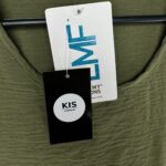 MADE IN ITALY Koszulka Damska Zielona ONE SIZE - zdjęcie 3