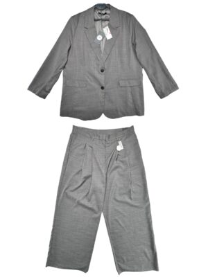 GEORGE Komplet Męski Szary 3XL