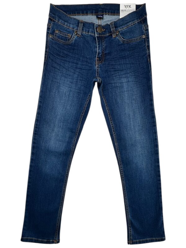 Y.F.K. Jeansy Dziecięce Niebieskie Rozmiar 146