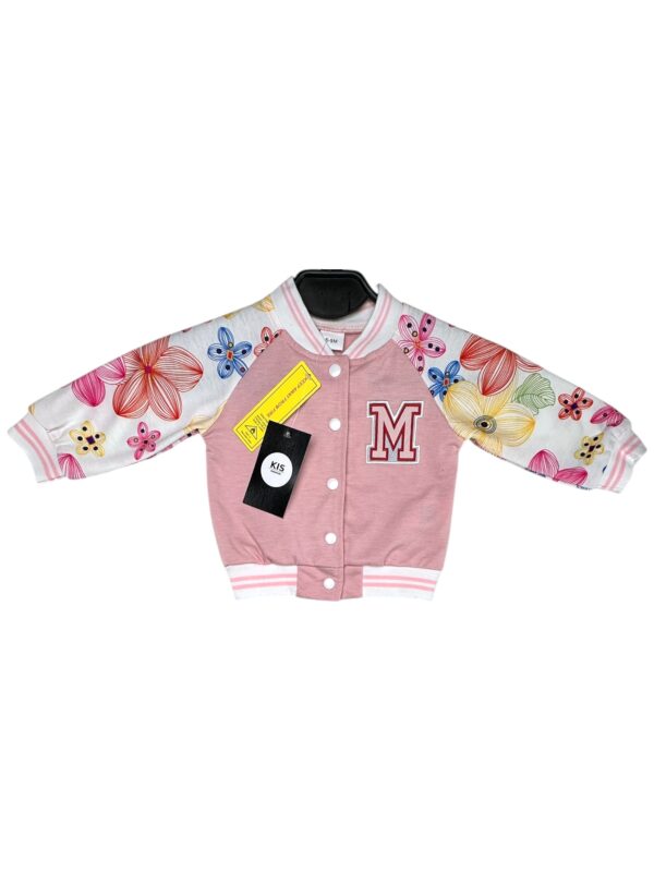 INNA Bluza Dziecięca Różowa Kwiatowa 74