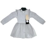 DUNNES STORES Sukienka Dziecięce Szara 86 - zdjęcie 1