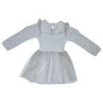 DUNNES STORES Sukienka Dziecięce Szara 86 - zdjęcie 2