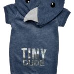 RIVER ISLAND Kombinezon Dziecięcy Niebieski Napis 68 - zdjęcie 1