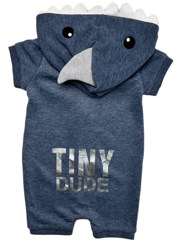 RIVER ISLAND Kombinezon Dziecięcy Niebieski Napis 68