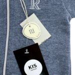 RIVER ISLAND Kombinezon Dziecięcy Niebieski Napis 68 - zdjęcie 3