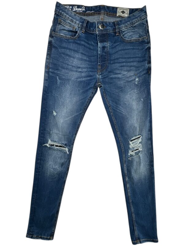 DENIM CO Jeansy Męskie Niebieskie M