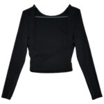 INNA Bluzka Damska Czarna Odkryte Plecy S - zdjęcie 2