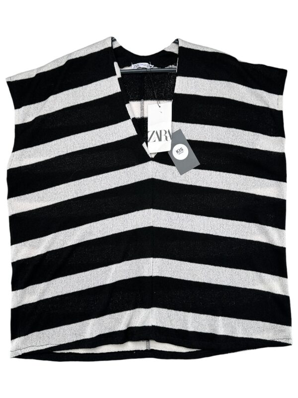 ZARA Kamizelka Damska Czarna M Paski