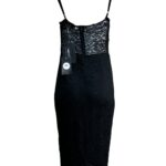 PRETTYLITTLETHING Sukienka Damska Czarna Koronkowa XL Polies - zdjęcie 2