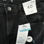 SINSAY Jeansy Damskie Czarne L - zdjęcie 3