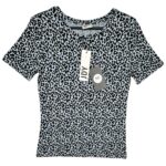 ONLY (JDY) Koszulka Damska Niebieska Wzór Zwierzęcy S - zdjęcie 1