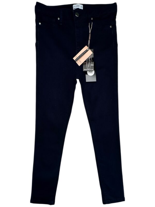 GALLERY Jeansy Damskie Czarne L