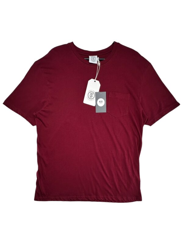 FINEST MADE CLOTHING CO Koszulka Męska Bordowa M