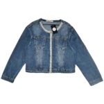 RE-DRESS Kurtka Damska Niebieska M - zdjęcie 1