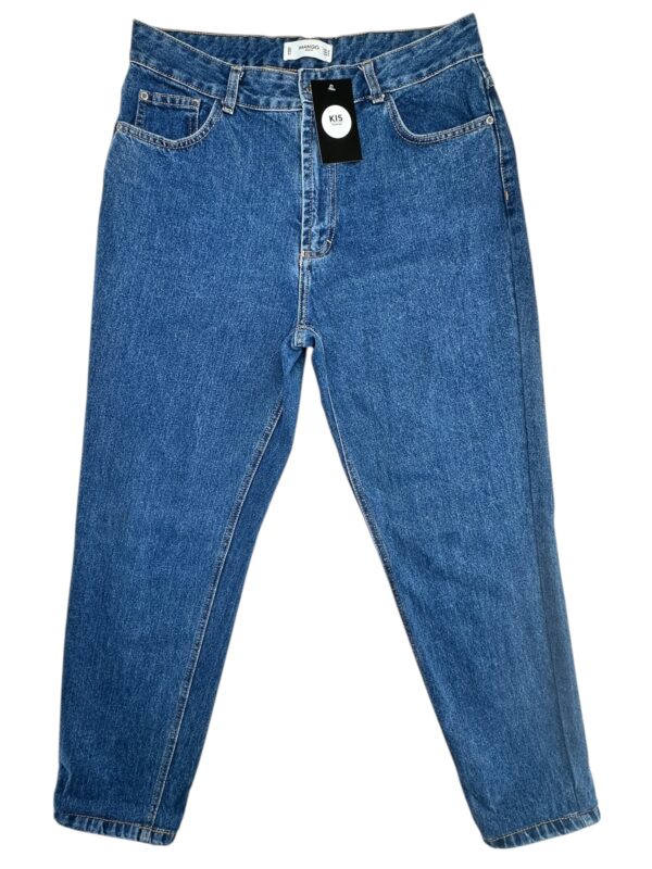 MANGO Jeansy Damskie Niebieskie XL