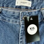 MANGO Jeansy Damskie Niebieskie XL - zdjęcie 3