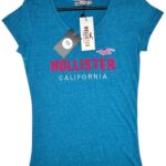 HOLLISTER Koszulka Damska Niebieska M - zdjęcie 1