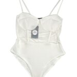 I SAW IT FIRST Body Damskie Białe S - zdjęcie 1