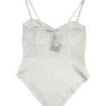 I SAW IT FIRST Body Damskie Białe S - zdjęcie 2