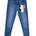 ITAIMASKA FASHION Jeansy Damskie Niebieskie Rozmiar L - zdjęcie 1