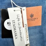 ITAIMASKA FASHION Jeansy Damskie Niebieskie Rozmiar L - zdjęcie 3