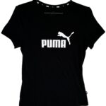 PUMA Koszulka Dziecięce Czarna 164 - zdjęcie 1