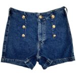 ZARA Spodenki Damskie Niebieskie M - zdjęcie 1