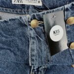 ZARA Spodenki Damskie Niebieskie M - zdjęcie 3