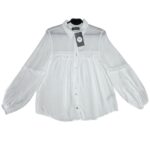 MINT VELVET Koszula Damska Biała M - zdjęcie 1