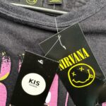 Primark NIRVANA Koszulka Damska Czarne L - zdjęcie 3