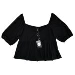 NEW LOOK Bluzka Damska Czarna 3XL Poliester - zdjęcie 1