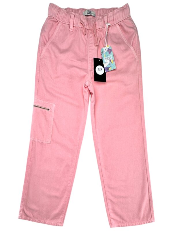 AMBITION APPAREL Jeansy Dziecięce Różowe Rozmiar 140