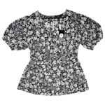 NEW LOOK Bluzka Damska Czarna Kwiatowa 3XL - zdjęcie 1