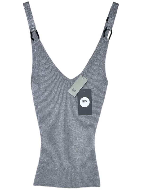 RIVER ISLAND Top Damski Szary M