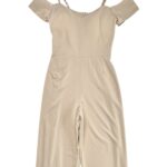 BOOHOO Kombinezon Damski Beżowy S - zdjęcie 1