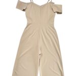 BOOHOO Kombinezon Damski Beżowy S - zdjęcie 2