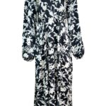 GINI LONDON Sukienka Damska Czarna Kwiatowa XL - zdjęcie 1