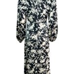 GINI LONDON Sukienka Damska Czarna Kwiatowa XL - zdjęcie 2