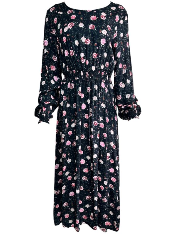 DOROTHY PERKINS Sukienka Damska Czarna Kwiatowa XXL