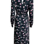 DOROTHY PERKINS Sukienka Damska Czarna Kwiatowa XXL - zdjęcie 2