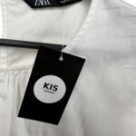 ZARA Bluzka Damska Biała Koronkowe Rękawy S - zdjęcie 3