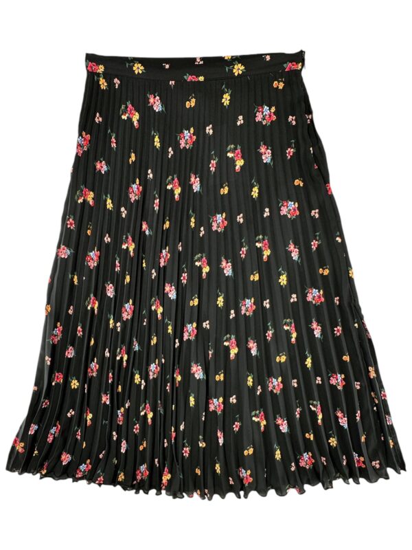 H&M Spódnica Damska Czarna Kwiatowa S