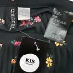 H&M Spódnica Damska Czarna Kwiatowa S - zdjęcie 3