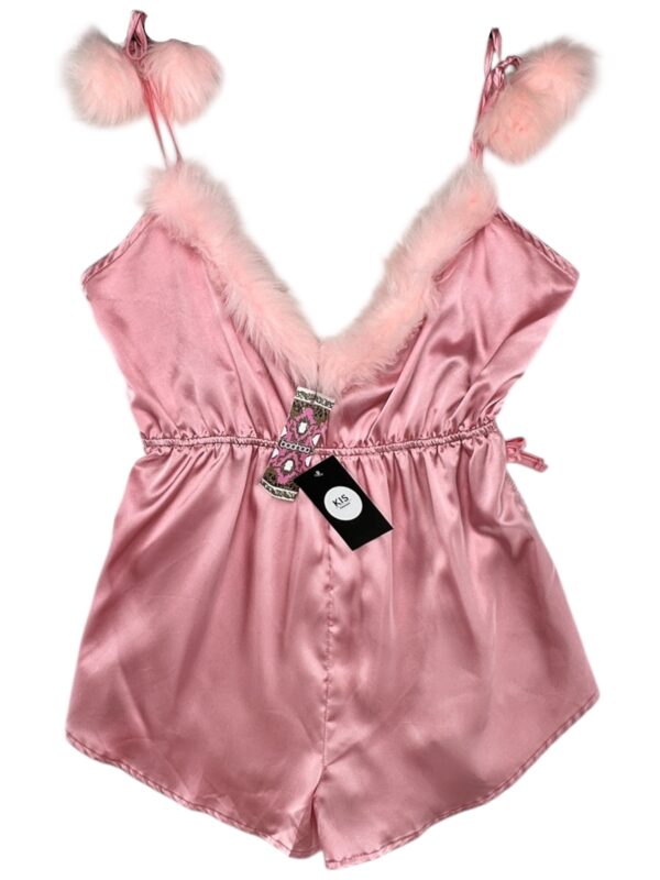 BOOBOO Kombinezon Damski Różowy L