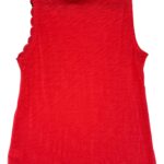 GAPKIDA Koszulka Dziecięca Czerwona Koronka 140 - zdjęcie 2