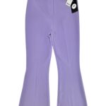 BOOHOO Spodnie Damskie Fioletowe L - zdjęcie 1